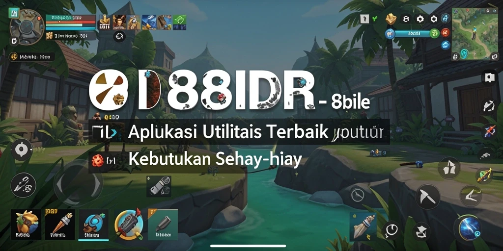 Tampilan antarmuka utama aplikasi 88IDR yang simpel dan menarik.