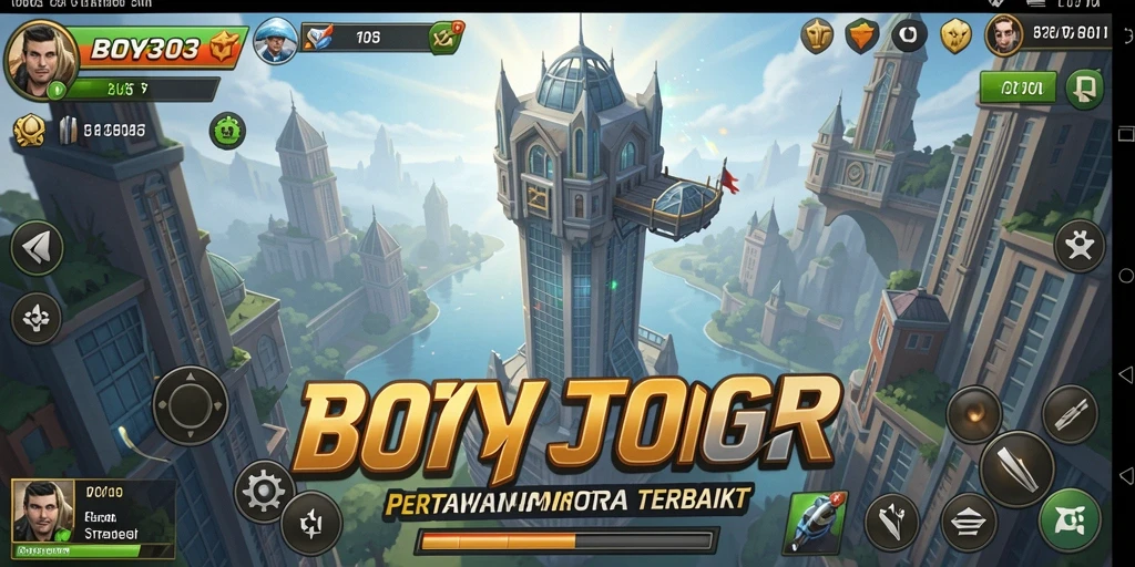 Tampilan gameplay seru dan menegangkan dalam BOY303 Tower Defense.