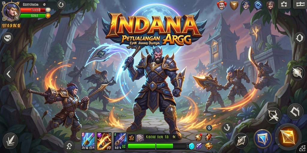 Tampilan gameplay seru dan dinamis dari INDAAA.