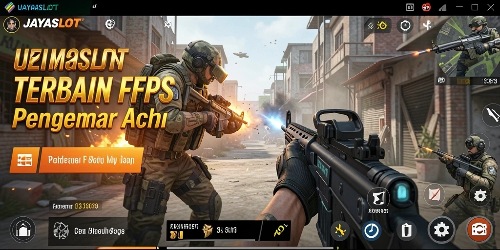 Tampilan gameplay intens dari JAYASLOT menampilkan aksi seru.