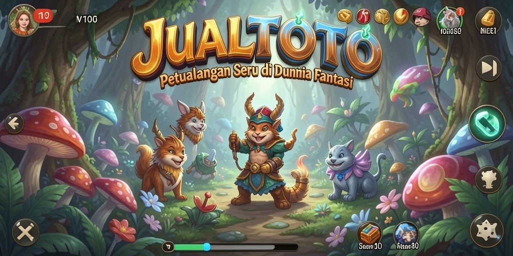 Tampilan gameplay <strong>JUALTOTO</strong> dalam petualangan yang seru dan menantang.