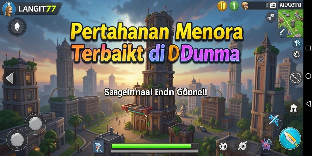 Gameplay menarik LANGIT77 dengan grafis menawan Tower Defense.