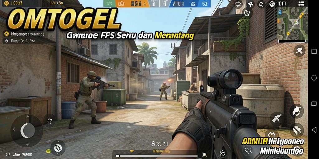 Tampilan gameplay seru dalam <strong>OMTOGEL</strong> dengan aksi tembak-menembak yang mendebarkan.