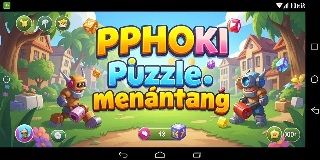 Tangkapan layar PPHOKI dengan tampilan puzzle yang menantang dan menarik.