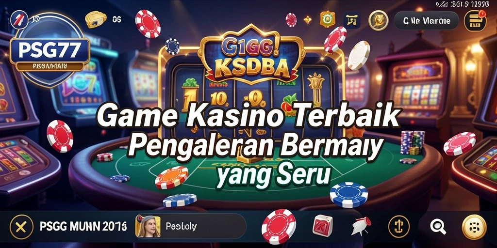 Screenshot PSG77 menampilkan gameplay Kasino yang seru dan menarik.