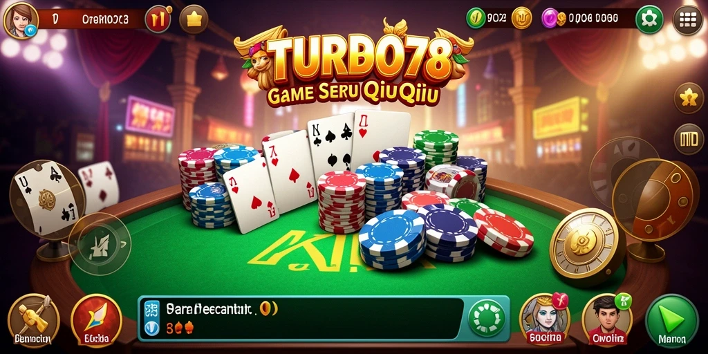 Tampilan gameplay seru dari TURBO78 dengan berbagai pilihan meja.