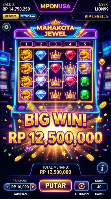 Screenshot aplikasi mponusa dengan interface yang bersih.